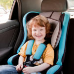 Child in child restraint