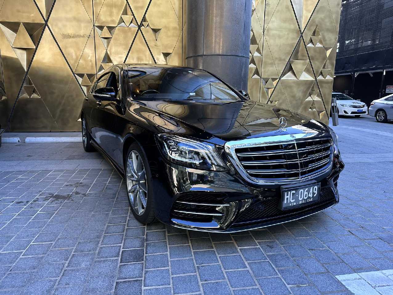 Mercedes S-Class chauffeur car in Sydney