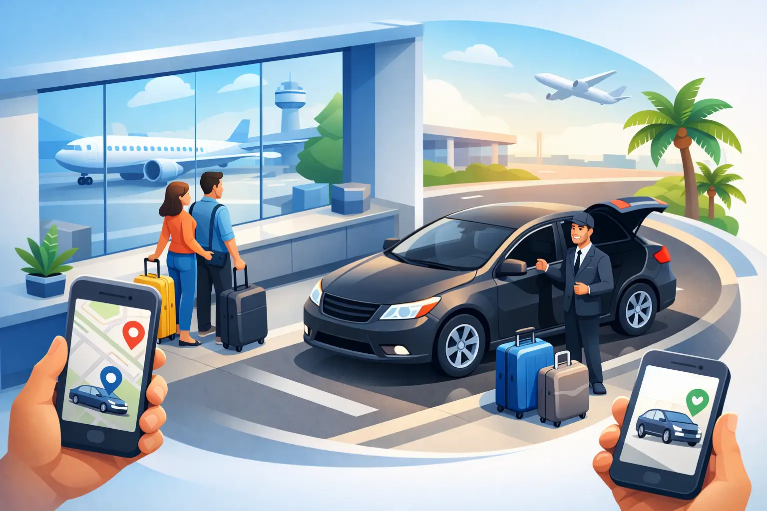 How Pre Booked Airport Pickups Work