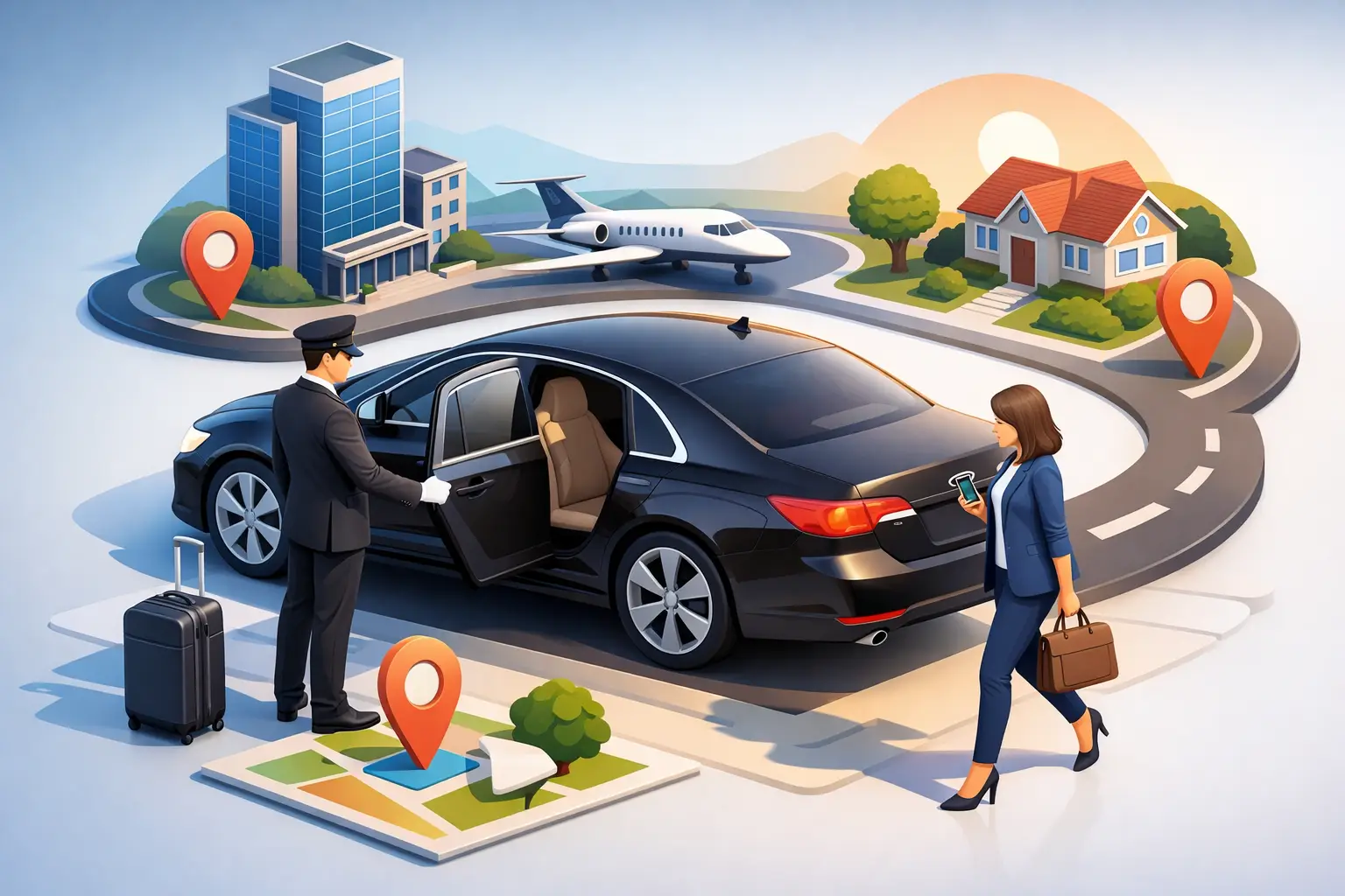 When a Point to Point Chauffeur Service Makes Sense