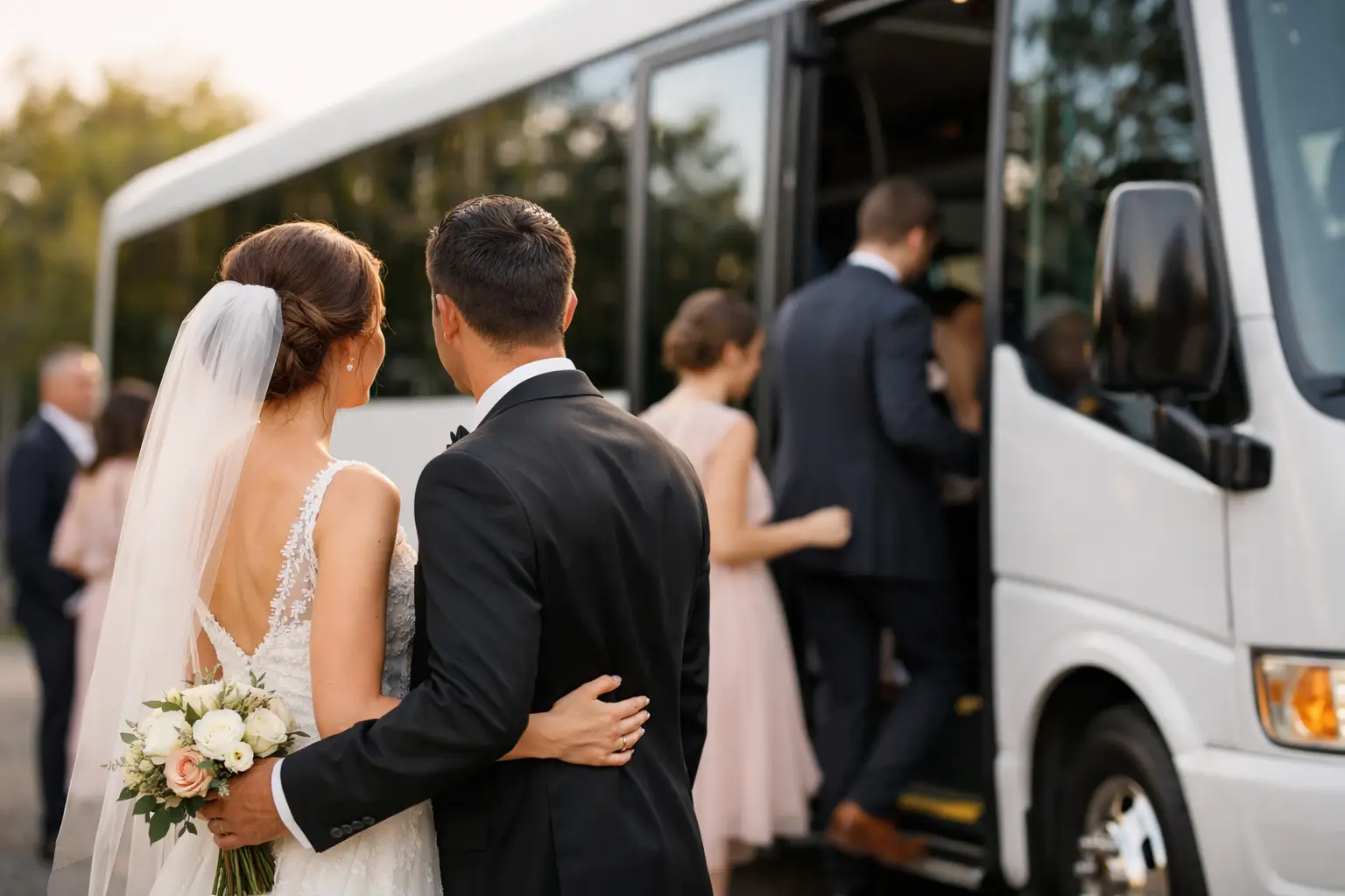 How to Arrange a Wedding Guest Shuttle